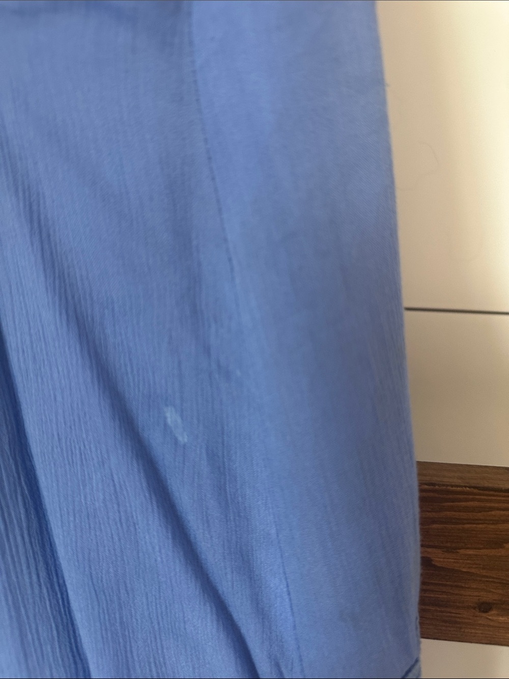Lush Light Blue Crochet-Trim Spaghetti Strap Maxi Dress - Picture 4 of 9